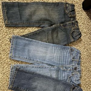 3 pairs of boy jeans